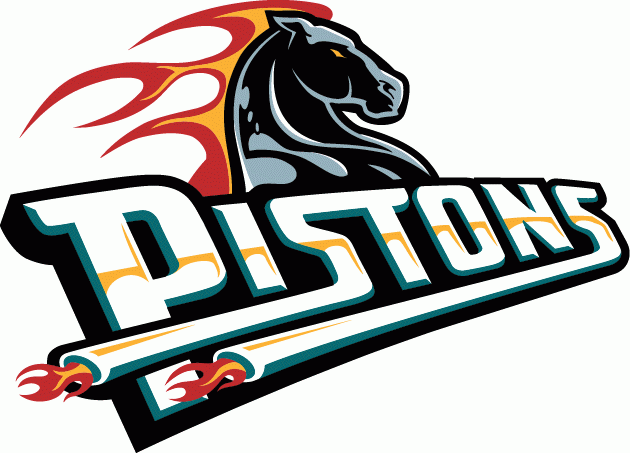 Detroit Pistons 1996-2001 Wordmark Logo iron on transfers for clothing version 2
